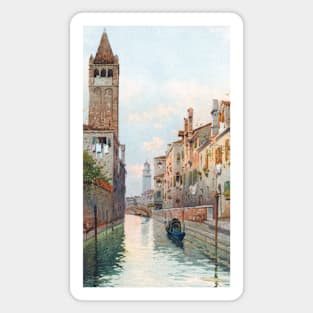 St. Banaba Canal in Venice Magnet